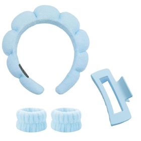 Head Buckle Bracelet Grab Clip Four-piece Blue