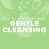 OGX Sensitive + Pink Sea Salt & Rosewater Sulfate-Free Soothing Body Scrub with Healing Rose Quartz, Gentle Exfoliating Daily Body Wash, 19.5 Fl Oz